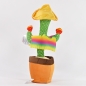 Preview: Labertier Tanzender Kaktus mit Sound und Laberfunktion, Sombrero und Rasseln