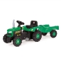 Mobile Preview: Kinder Trettraktor mit Anhänger Farmer Tractor