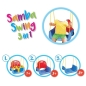 Preview: Schaukel Samba Swing rosa/grün 3in1