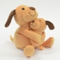 Preview: Labertier Laber-Hund mit Baby, "Senta und Cora", inkl. Batterien, 16x15,5x23cm