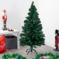 Preview: Premium künstlicher grüner kompakter Weihnachtsbaum 1.2m mit 260 Zweigen und Metallständer