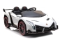 Mobile Preview: Kinderfahrzeug - Elektro Auto Lamborghini Veneno - Lizenziert - 2,4Ghz Fernsteuerung, MP3, Ledersitz + EVA + Allrad + 2 Sitzer