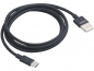 Mobile Preview: Lade- & Datenkabel USB auf USB Typ C, zweiseitige Stecker, 100 cm, 2 A