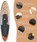 Preview: Stand Up Paddle SUP Aqua Marina Advanced All-Around SUP Magma 340x84x15cm