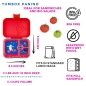 Mobile Preview: Yumbox Panino (4 Unterteilungen) Roar Red Polar Bear Znüni Lunchbox