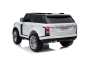 Preview: Kinderfahrzeug weiss - Elektro Auto Land Rover Range Rover - Lizenziert - 2x 12V7AH, 4 Motoren- 2,4Ghz Fernsteuerung, MP3, Ledersitz+EVA