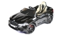 Preview: Elektro Kinderfahrzeug schwarz "BMW M5 Drift Version" - Lizenziert - 12V7A Akku, 2 Motoren- 2,4Ghz Fernsteuerung, MP3, Ledersitz+EVA