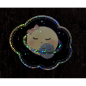 Preview: Jabalou wasserfester Hologramm Sticker Glitzer Planet