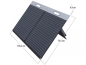 Mobile Preview: Faltbares Solarpanel, 2 monokristalline Zellen, USB-C PD, ETFE, 100 Watt