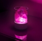 Preview: RGB-LED-Tischleuchte mit natürlichen Salzkristallen, 7 Farben, USB, 3W