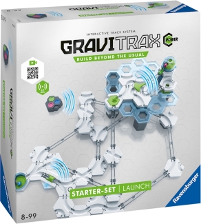 GraviTrax Power Starter Set Launch, Kugelbahn mit elektronischen Elementen, 8 J.