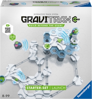 GraviTrax Power Starter Set Launch, Kugelbahn mit elektronischen Elementen, 8 J.