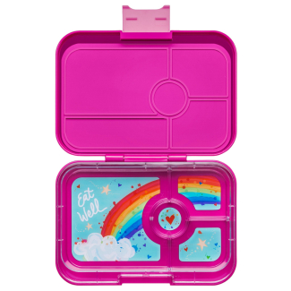 Yumbox Tapas XL 4C Malibu Purple Rainbow Znüni Lunchbox