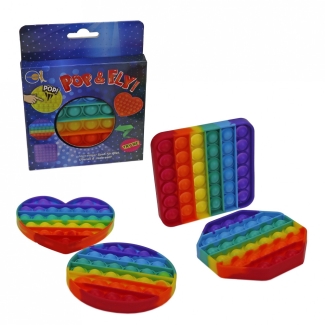 1 Pop & Fly Fidget Rainbow - groß