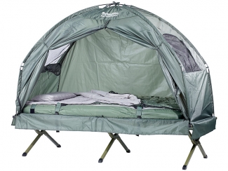 4in1-Zelt inklusive Schlafsack, Matratze , Campingliege, wasserdicht