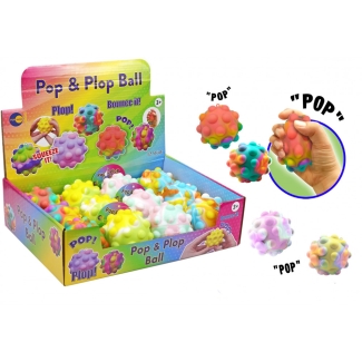 Pop & Plop Ball - Pop Fidget Ball - im Display