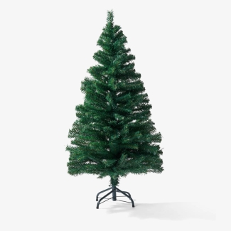 Künstlicher Weihnachtsbaum mit 360 Spitzen und Ständer, 1,5 m, mit realistischen Zweigen