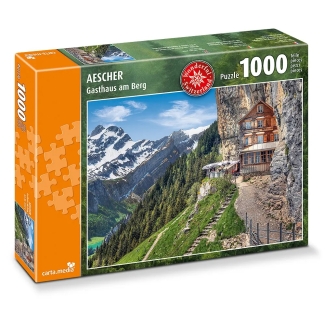 Aescher-Gasthaus am Berg 1'000 Teile Puzzle