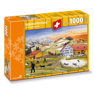 Appenzellerland „Isch Früehligsziit“ 1'000 Teile Puzzle