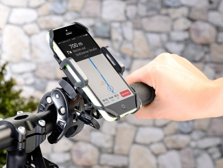 Velo - Fahrradhalterung mit Gummifixierung für Smartphones bis 13,9 cm (5,5")