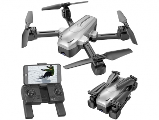 Faltbarer GPS-Quadrocopter Drohne mit 4K-Kamera, WLAN, Follow-Me, Gyroskop