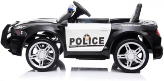 Kinderfahrzeug - Elektro Auto "Polizei Design -07" - 2 Motoren- 2,4Ghz Fernsteuerung, MP3