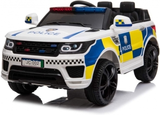 Kinderfahrzeug - Elektro Auto Polizei RR002 - 12V 7AH Akku, 2 Motoren- 2,4Ghz Fernsteuerung, MP3 + Sirene