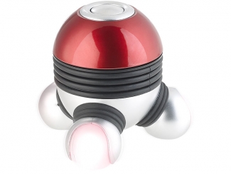 Mini-Vibrations-Massagegerät mit 3 Köpfen & LED-Beleuchtung