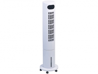 3in1-Turmventilator, Luftkühler -befeuchter, 80° Oszillation, 40 W