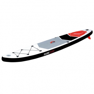 Pure2improve Stand-Up Paddle Board 4Fun Basic 320 (weiss/rot/grau, 320cm × 76cm × 15cm, 10.6kg)