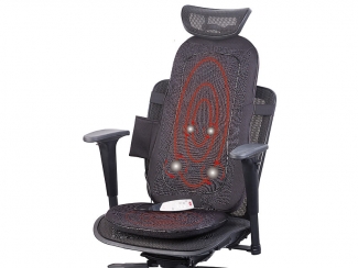 Shiatsu-Sitzauflage für Rückenmassage, mit IR-Tiefenwärme & Vibration
