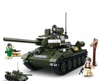 Sluban Klemmbausteine 2in1 Russischer Panzer / Jagdpanzer M38-B0689