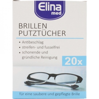 Brillenputztücher Elina 20er in Einzelsachets
