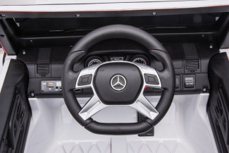 Kinderfahrzeug - Elektro Auto "Mercedes G63 AMG 6x6" - Lizenziert - 12V7AH Akku + 2,4Ghz+Ledersitz+EVA