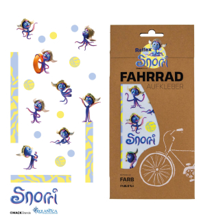 Reflektierende Snorri Europapark Motive Aufkleber / Sticker