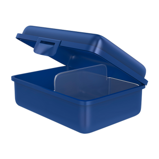 Fizzii Lunchbox mit Trennfach blau, Weltraum
