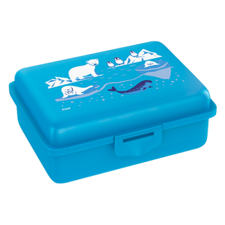Fizzii Lunchbox mit Trennfach cyan, Eiswelt