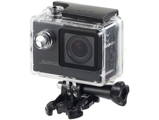 Einsteiger-4K-Action-Cam, WLAN Full HD (60 fps) mit Unterwassergehäuse