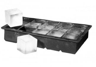Silikon-Eiswürfelform für 15 kleine Eiswürfel je 3x3x3cm, 500ml