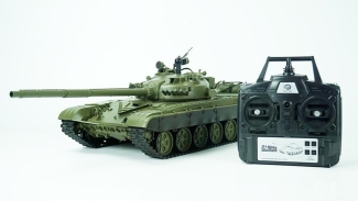 RC Panzer "Russicher T-72" Heng Long 1:16 Mit Rauch&Sound Und Stahlgetriebe -2,4Ghz -V 7.0