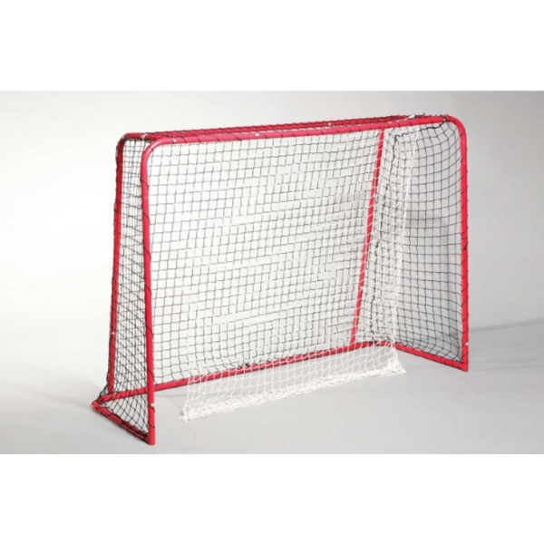 Hudora Unihockeytor (rot, 56cm × 160cm × 115cm, 5kg)
