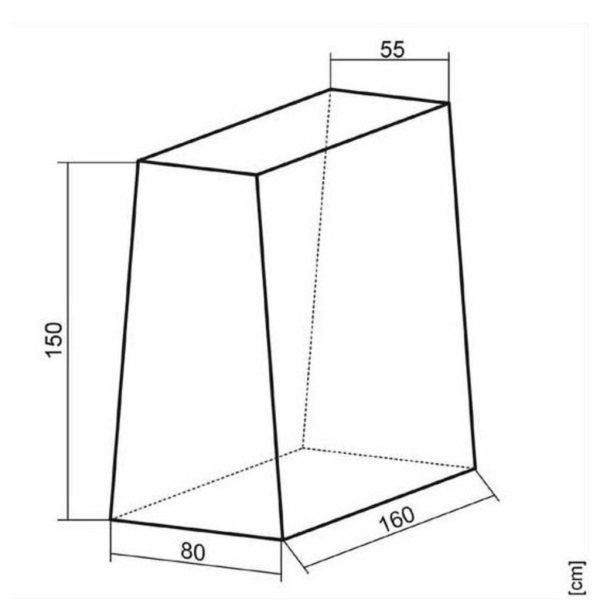 Sponeta Schutzhülle für Tischtennistisch (weiss, 160.0cm × 80.0cm × 150.0cm, 1.0kg)