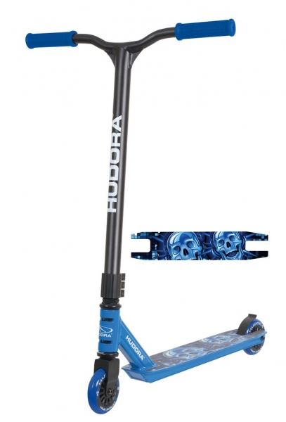 Hudora Stunt Scooter XQ-12 (blau, 66cm × 50cm × 82.5cm)