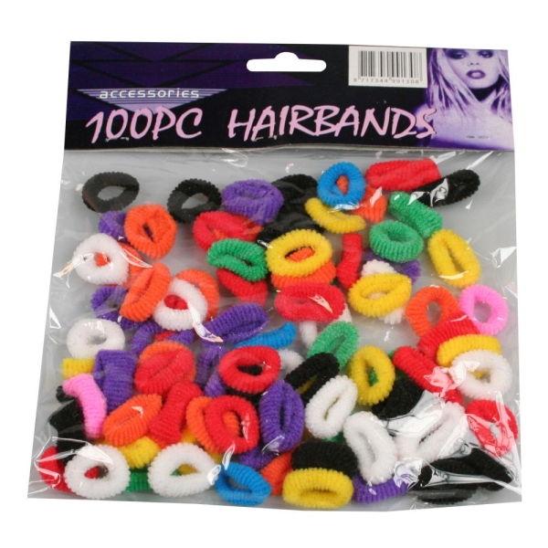 100 Stück Haarbänder