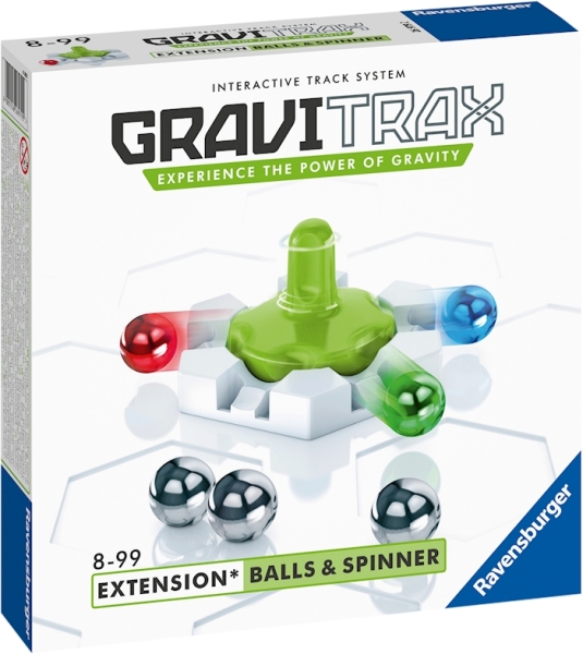 GraviTrax Balls & Spinner, Erweiterung zu Kugelbahn Bausystem, ab 8 Jahren