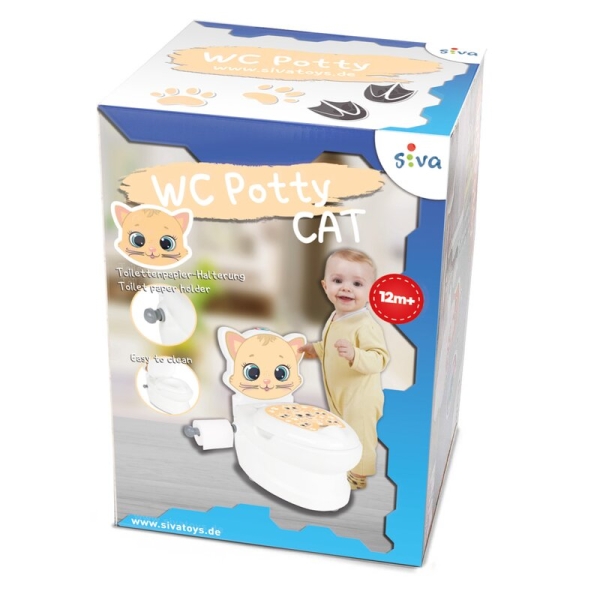 Mobiles Kinder WC Potty Cat