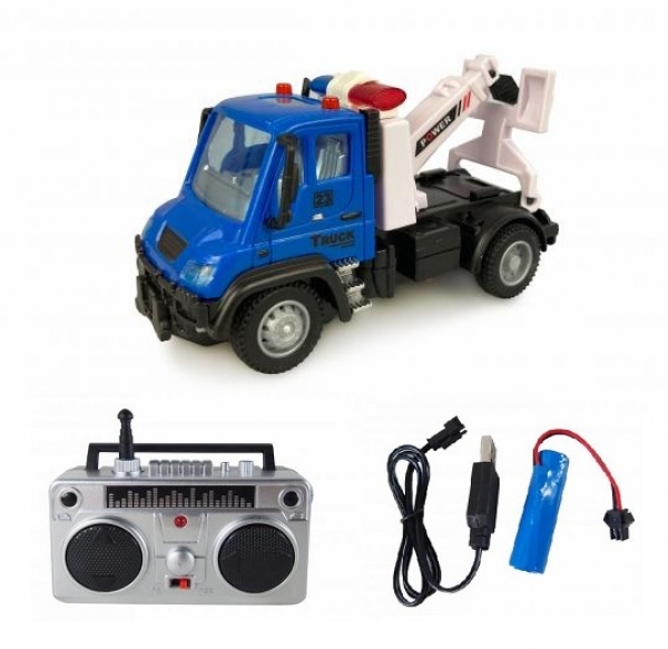 Mini Truck Abschleppfahrzeug 1:64 RTR 2,4GHz blau