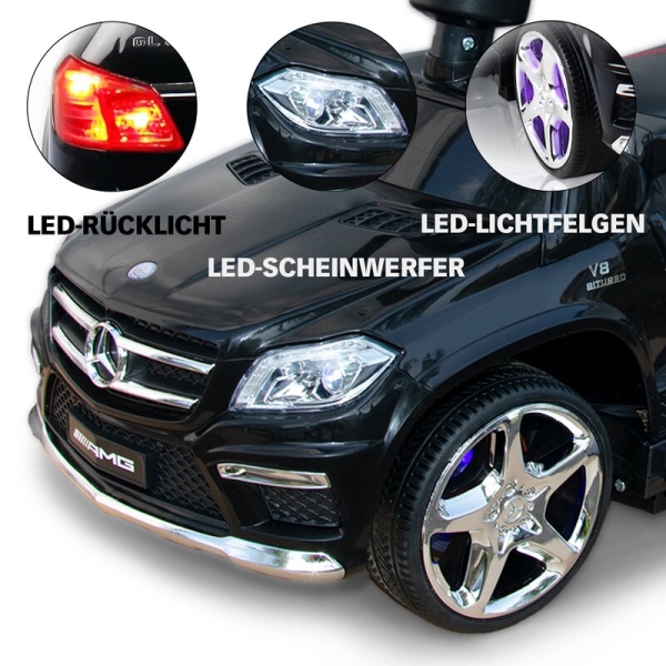 Slider Car 4in1 Mercedes-Benz GL63 AMG schwarz 4in1 MP3 6V