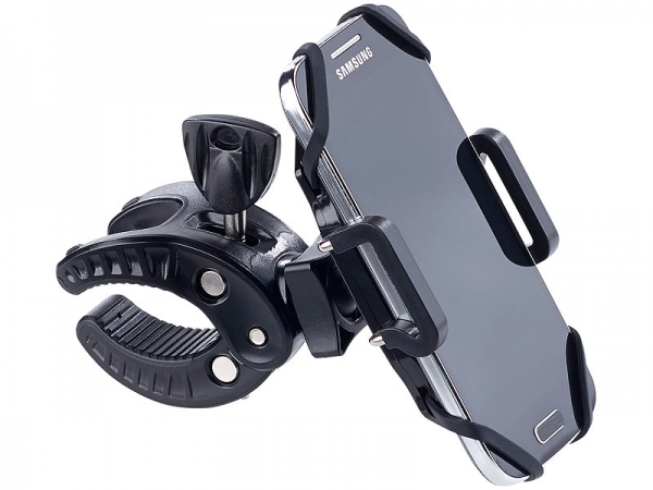 Velo - Fahrradhalterung mit Gummifixierung für Smartphones bis 13,9 cm (5,5")