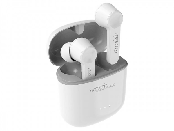 In-Ear-Stereo-Headset mit Bluetooth 5, Ladebox, bis 22 Std. Spielzeit